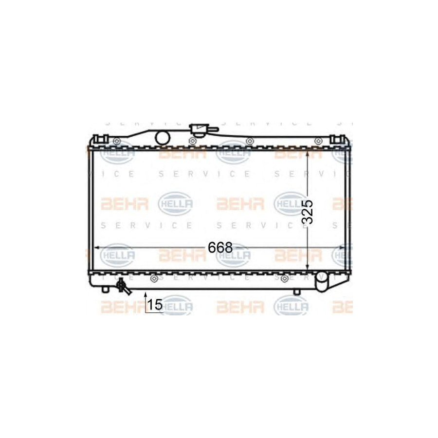 Hella 8MK 376 705-751 Engine Radiator