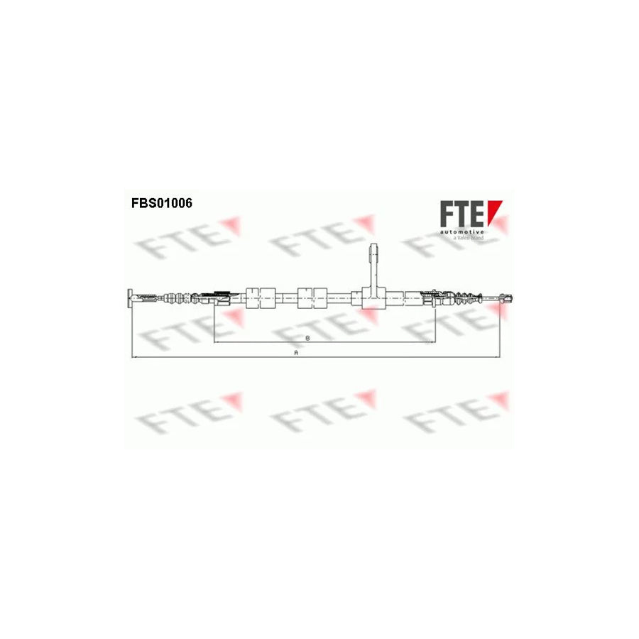 Fte FBS01006 Hand Brake Cable For Alfa Romeo 147 (937) | ML Performance UK Car Parts