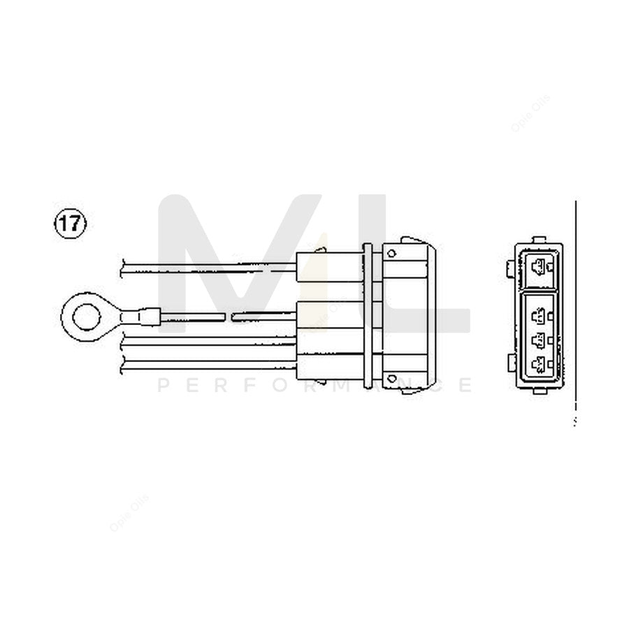 NTK Lambda Sensor / O2 Sensor (NGK 95373) - OZA727-EE2 | ML Car Parts UK | ML Performance