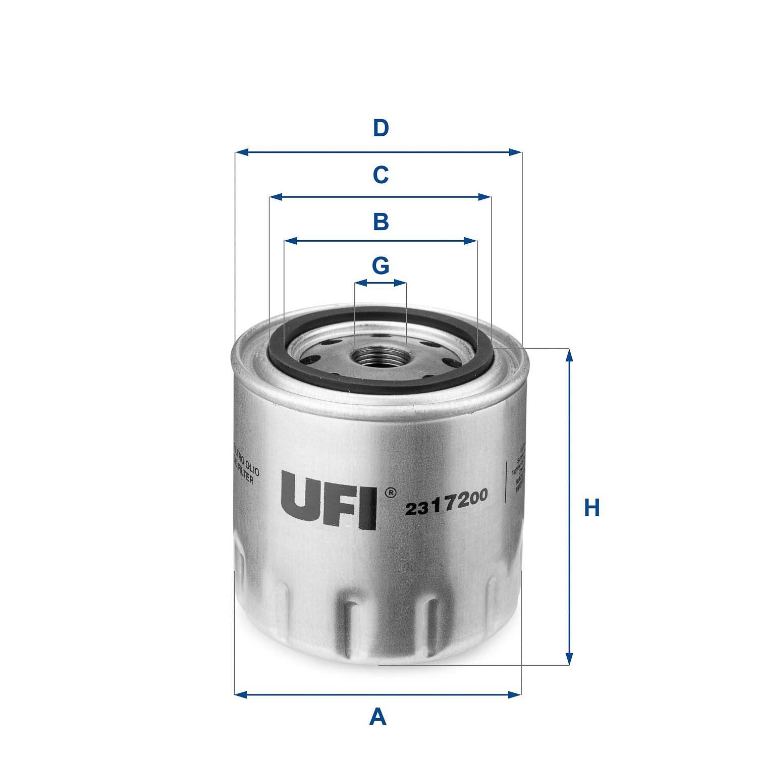 UFI 23.172.00 Oil Filter