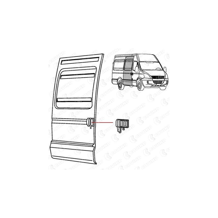 Covind C39/187 Door Handle For Iveco Daily | ML Performance UK