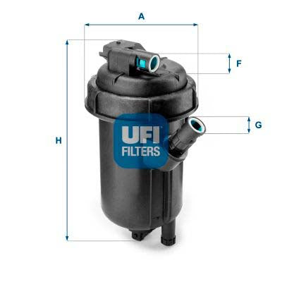 UFI 55.134.00 Fuel Filter For Fiat Multipla (186)