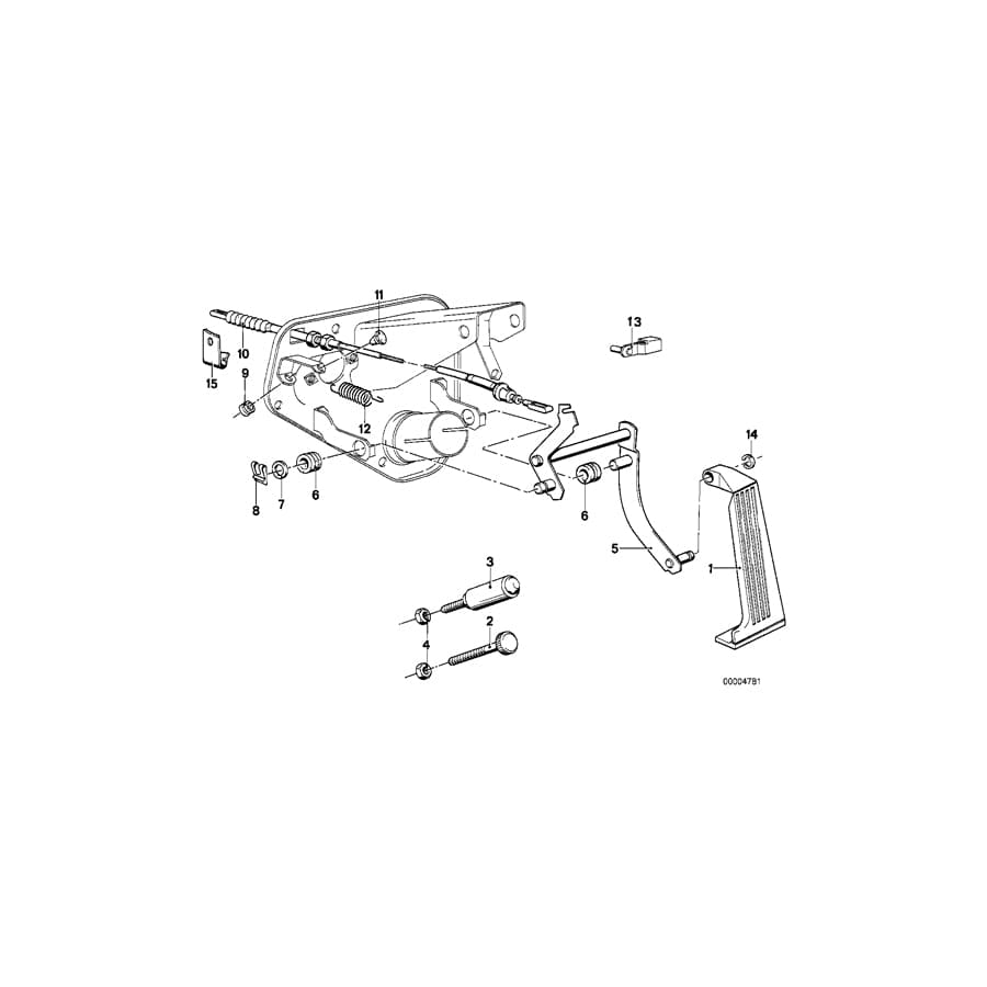 Genuine BMW 35411153166 E21 Bowden Cable (Inc.  & 315) | ML Performance UK Car Parts