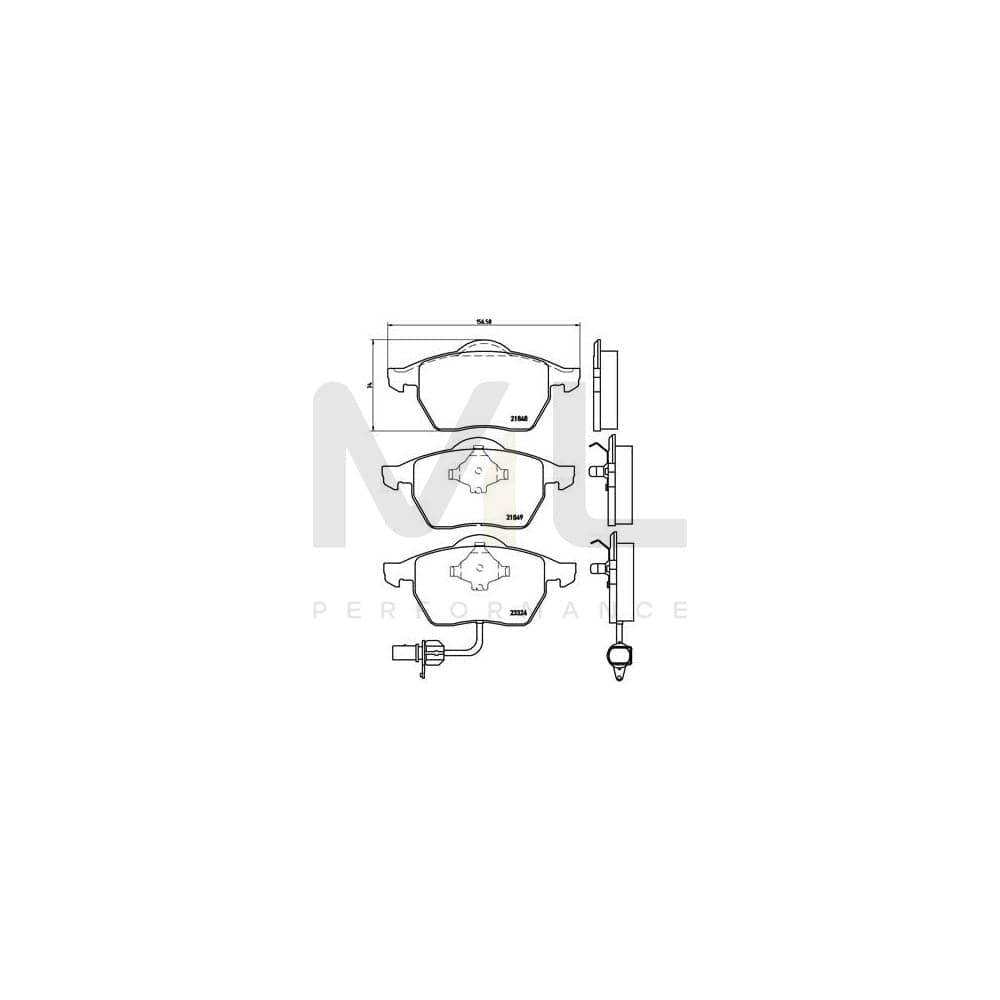 Brembo P 85 060 Brake Pad Set | ML Performance Car Parts