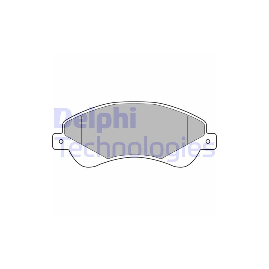 Delphi Lp1953 Brake Pad Set For Ford Transit