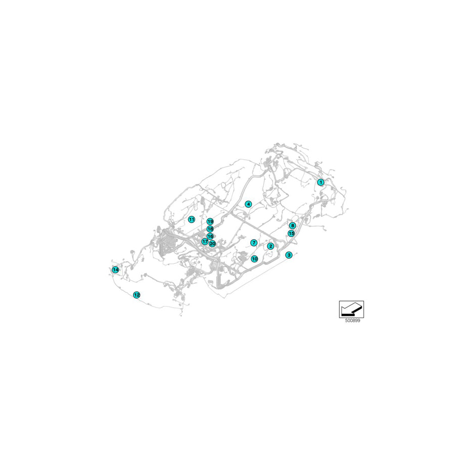 Genuine BMW 61130078159 F40 Contact Bushing Mqs Ela With Cable 0,75-1,5 MM² SN (Inc. 120dX, 116d & M135iX) | ML Performance UK