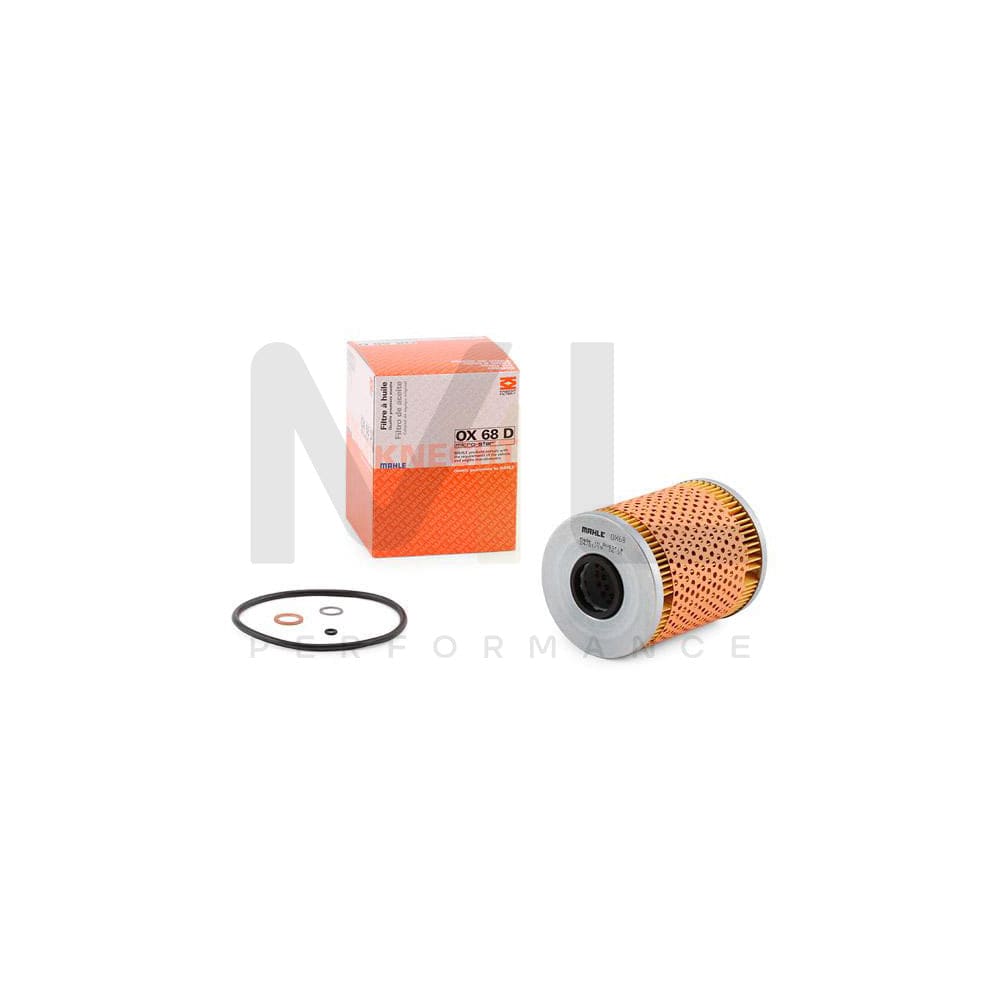 MAHLE ORIGINAL OX 68D Oil Filter Filter Insert | ML Performance Car Parts