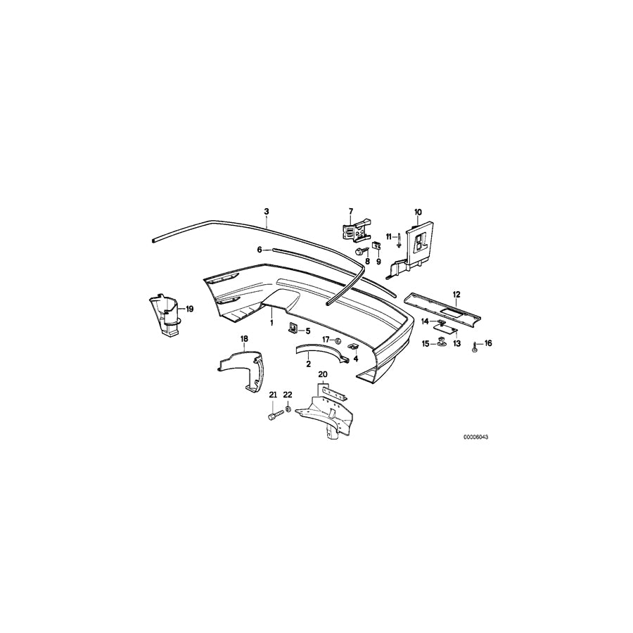 Genuine BMW 51128124048 E31 Cover (Inc. 850Ci, 850CSi & 840Ci) | ML Performance UK Car Parts