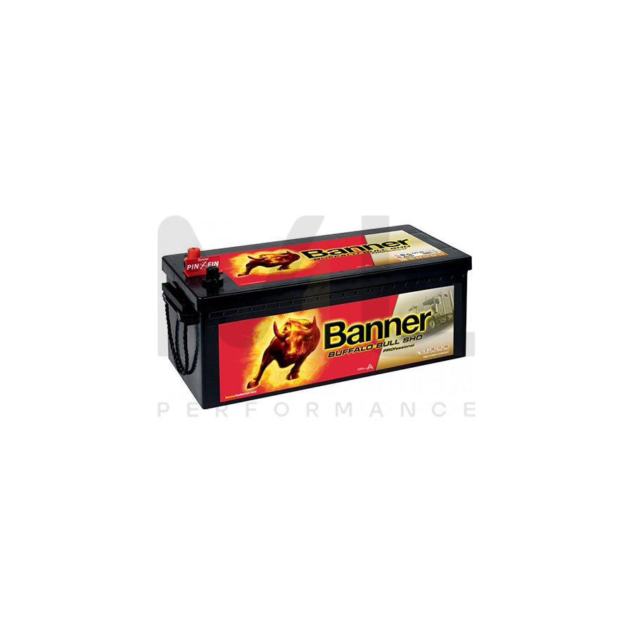 Banner Buffalo Bull SHD PROfessional Commercial Battery 72503 12V 225Ah Type 632SHD PRO | Car Batteries UK | ML Performance Car Parts