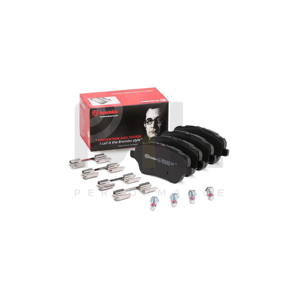 Brembo P 24 151 Brake Pad Set Excl. Wear Warning Contact, With Brake Caliper Screws | ML Performance Car Parts