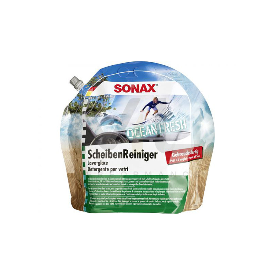 Sonax Windscreen Wash ready-to-use Ocean-fresh (pouch) 3L | ML Performance Car Care