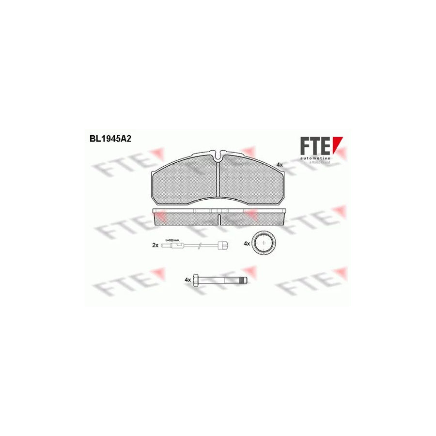 Fte BL1945A2 Brake Pad Set | ML Performance UK Car Parts