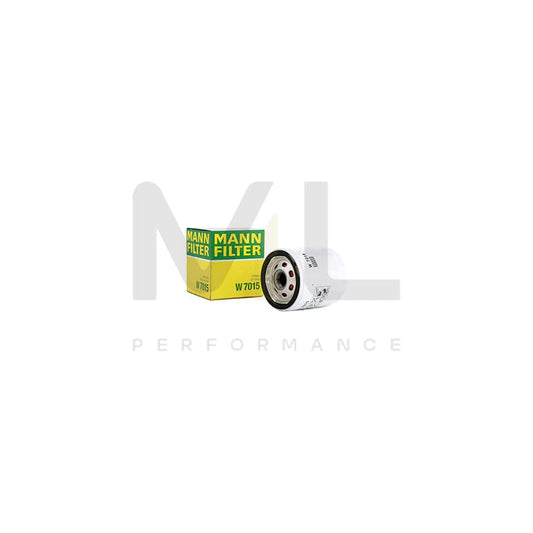 MANN-FILTER W 7015 Oil Filter Spin-on Filter, with one anti-return valve | ML Performance Car Parts