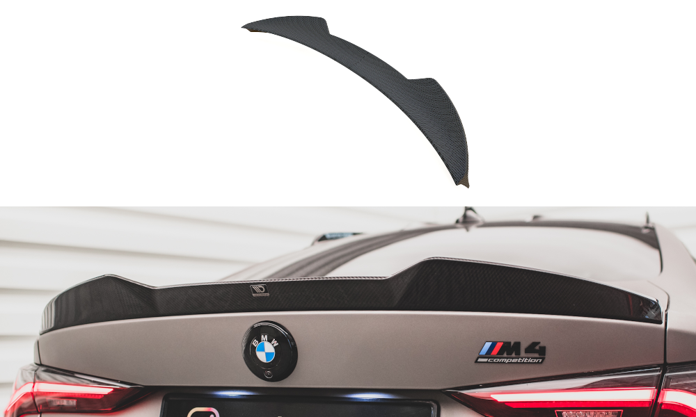 MAXTON DESIGN CF-BM-4-G82-M-H1-245-P CARBON FIBER TAILGATE SPOILER BMW M4 G82 | ML Performance