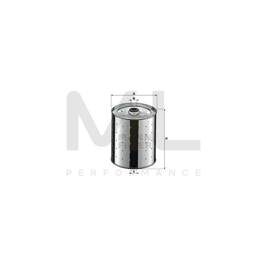 MANN-FILTER PF 1155 n Oil Filter with seal, Filter Insert | ML Performance Car Parts