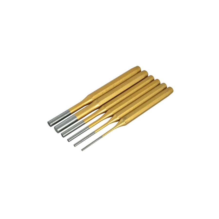 BlueSpot Tools B/S22449 Gold Pin Punch Set 6 Piece | ML Performance UK