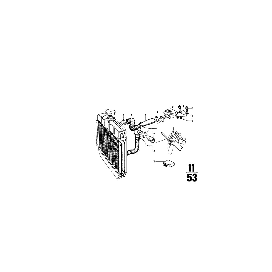 Genuine BMW 11531260720 Thermostat 75CEL (Inc. 2002turbo) | ML Performance UK Car Parts