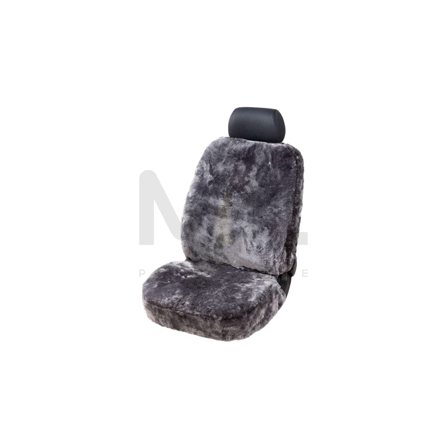 WALSER Monette 20010 Car seat cover Anthracite, Sheepskin, Front | ML Performance Car Parts