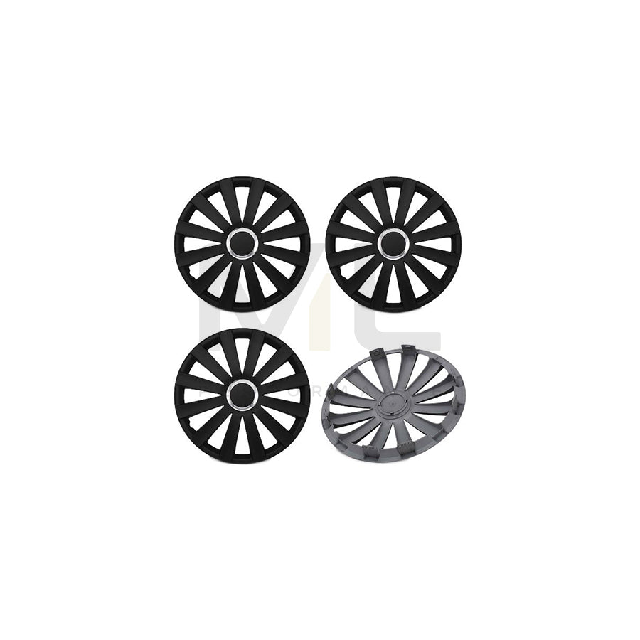 ARGO 16 SPYDER PRO BLACK Wheel trims 16 Inch Black | ML Performance Car Parts