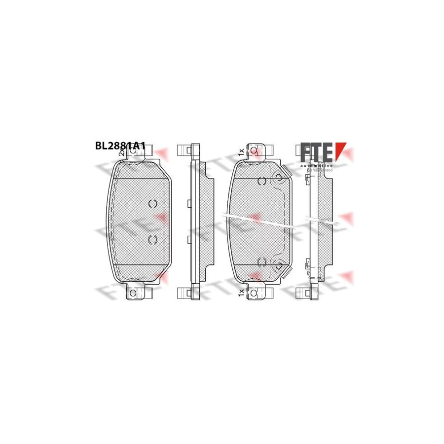 Fte BL2881A1 Brake Pad Set | ML Performance UK Car Parts