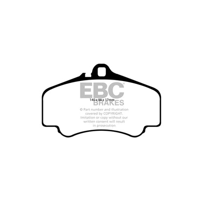 EBC DP51454NDX Porsche 911 (996) Bluestuff NDX Front Brake Pads  - Brembo Caliper 2 | ML Performance UK Car Parts