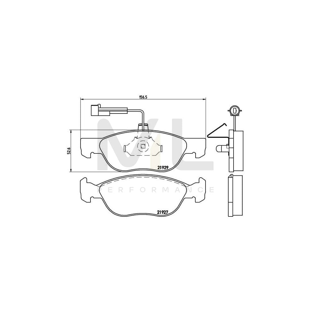 Brembo P 23 071 Brake Pad Set | ML Performance Car Parts