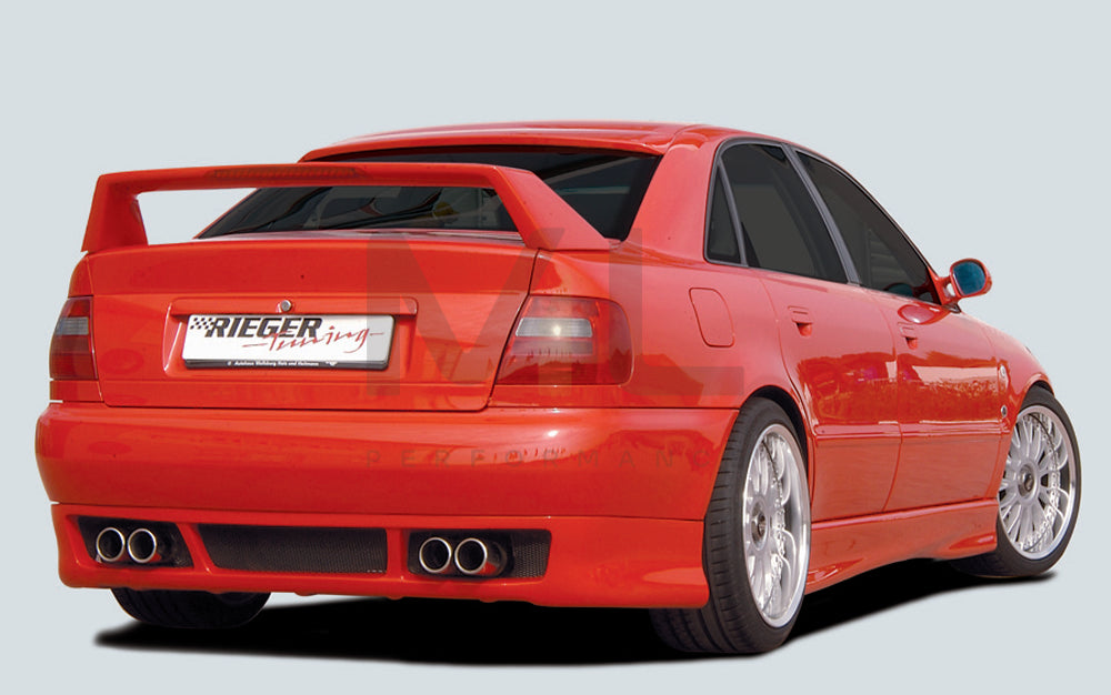 Rieger 00055037 Audi B5 A4 Rear Diffuser - RS4-Look 2 | ML Performance UK Car Parts