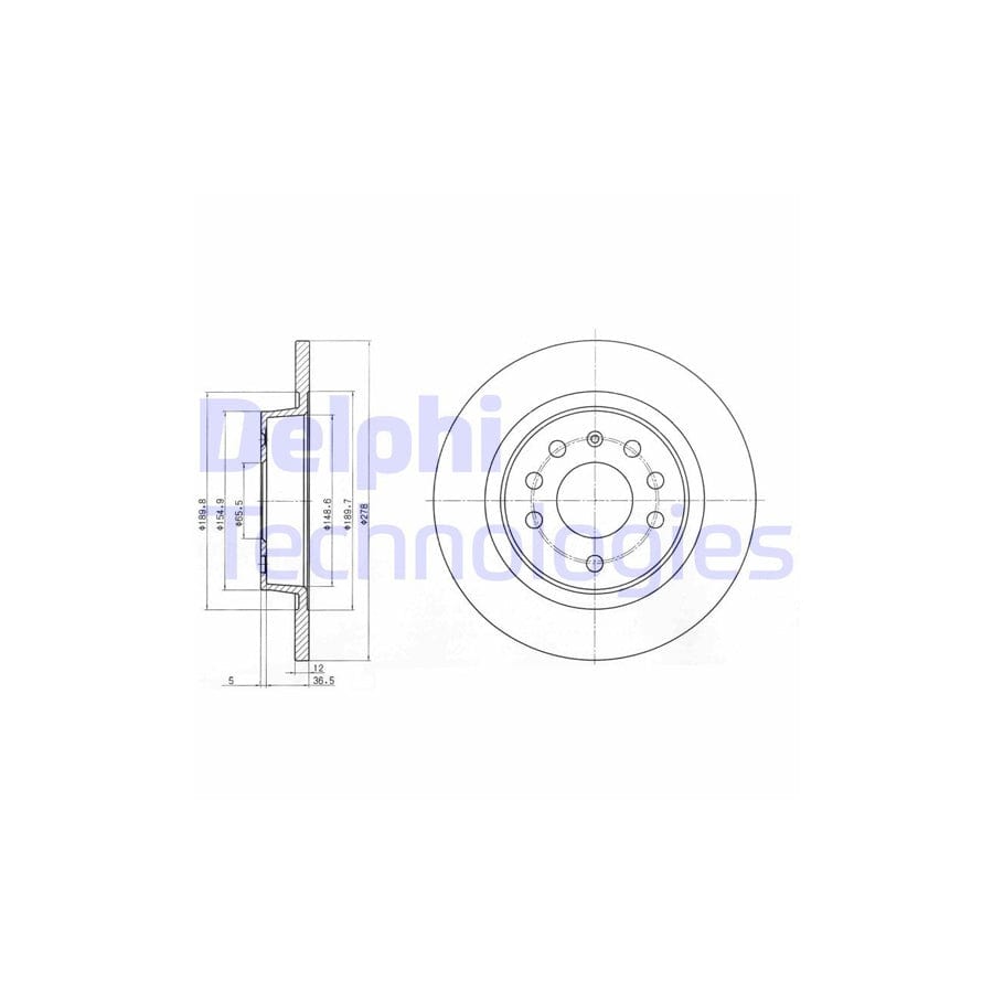 Delphi Bg3731 Brake Disc