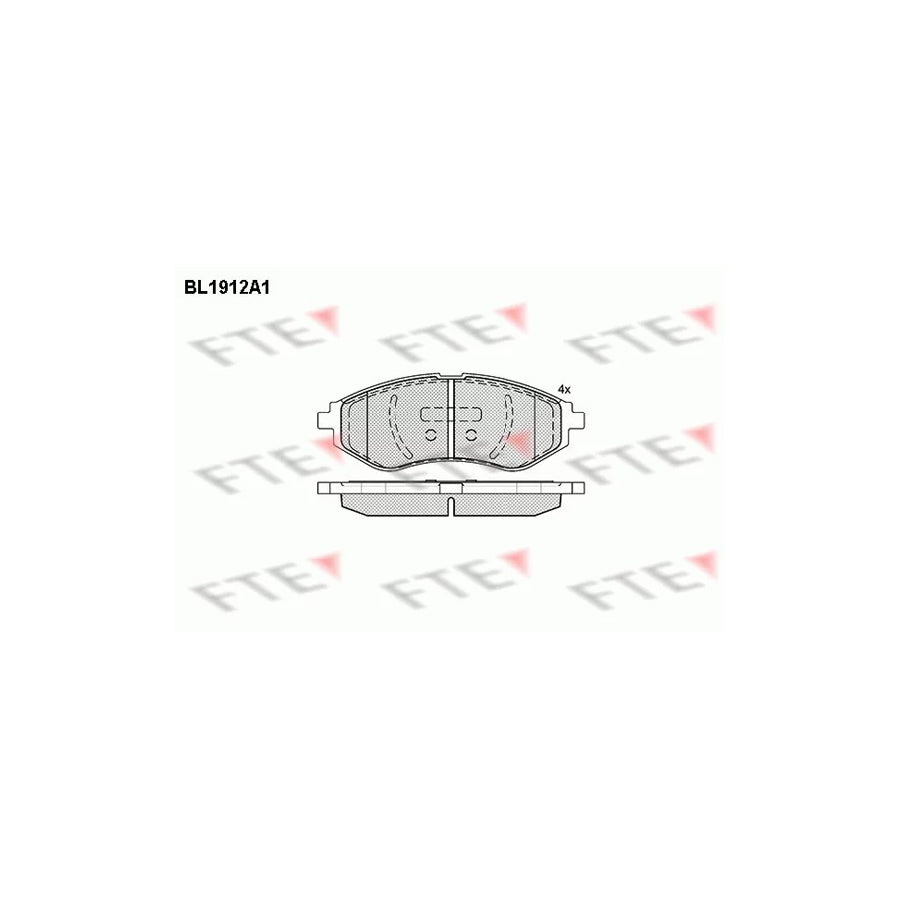 Fte 9010502 Brake Pad Set | ML Performance UK Car Parts