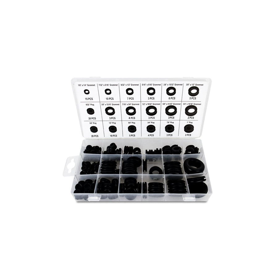 Mishimoto MMTL-GROM-125 Rubber Grommet Assortment - 125Pc.