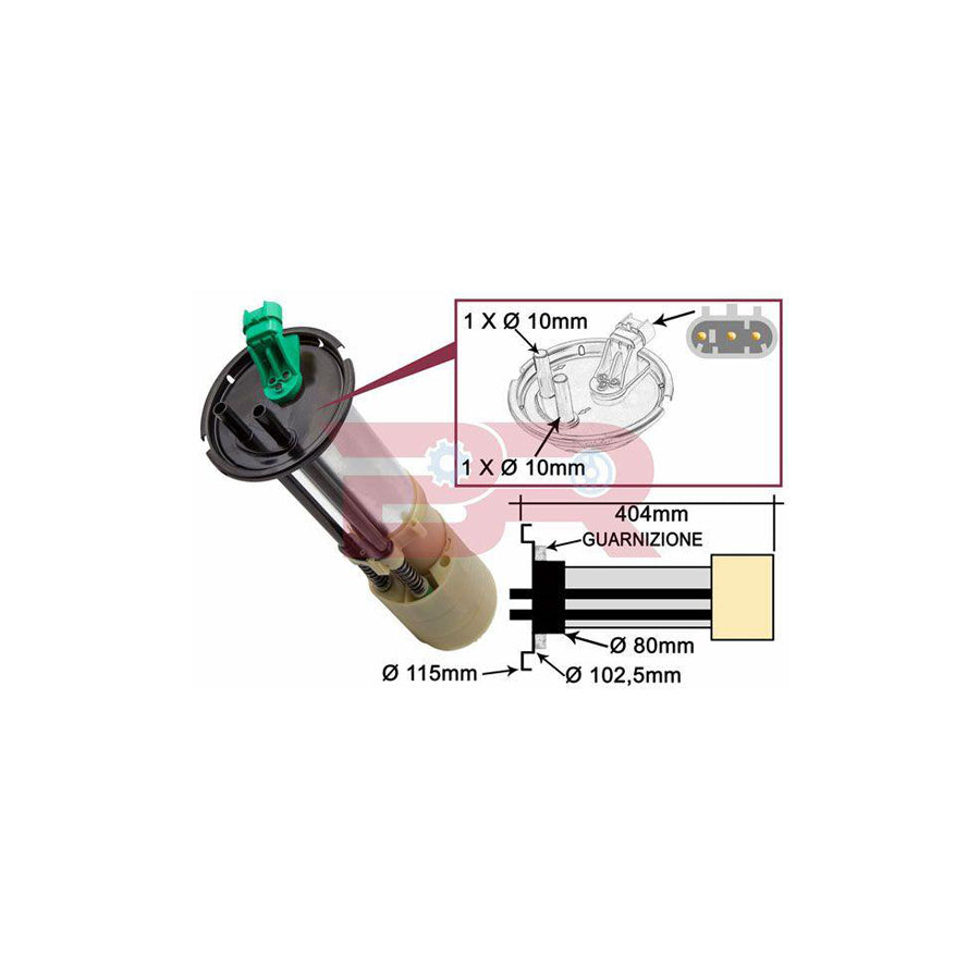 Botto Ricambi BRM4165 Fuel Level Sensor