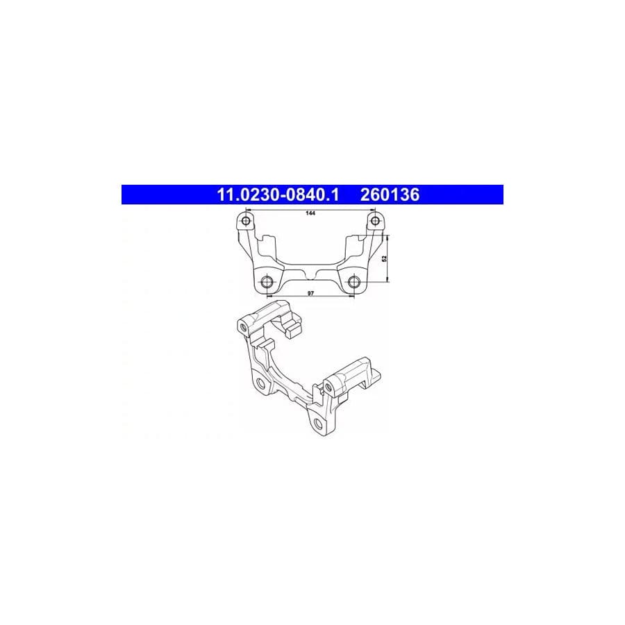 ATE 11.0230-0840.1 Carrier, Brake Caliper