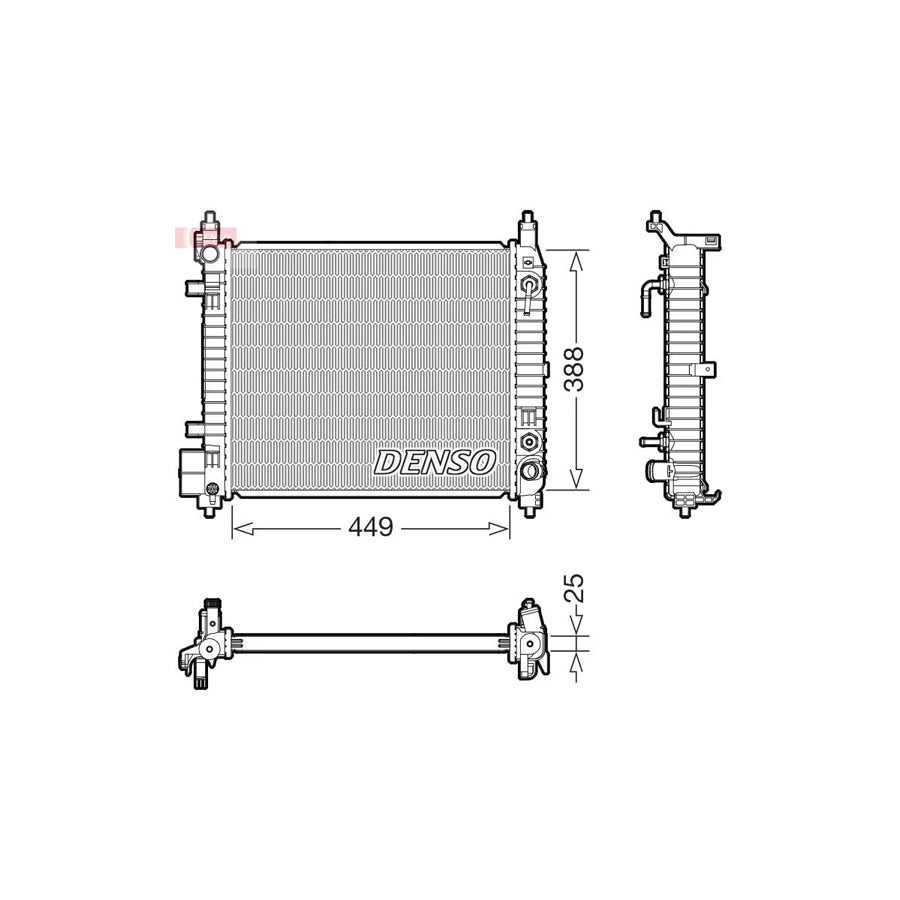 Denso DRM46104 Drm46104 Engine Radiator | ML Performance UK