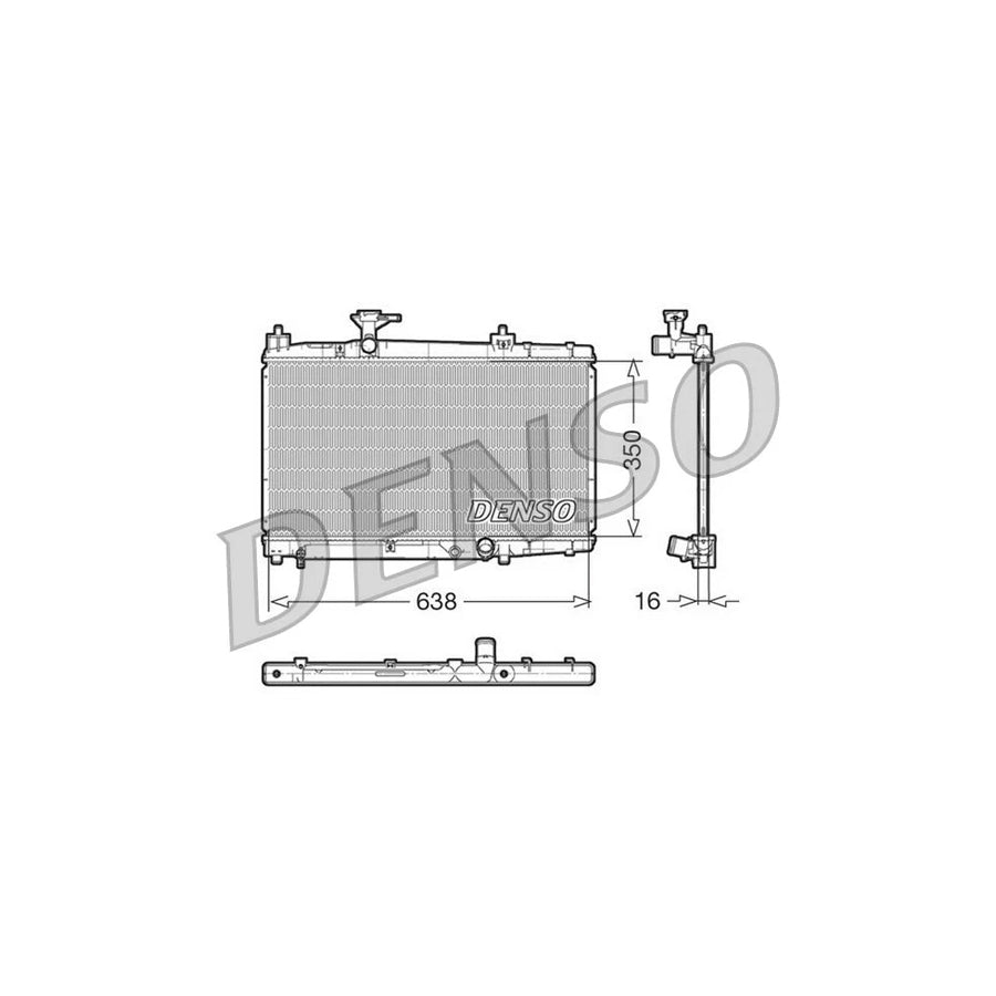 Denso DRM50007 Drm50007 Engine Radiator For Toyota Yaris | ML Performance UK