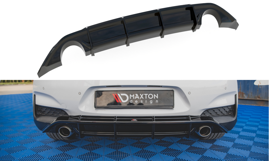 Maxton Design HY-I30-3-N-RS3T Rear Valance V.3 Hyundai I30N MK3 Hatchback | ML Performance UK Car Parts