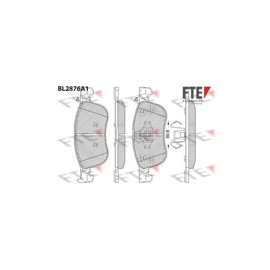 Fte BL2876A1 Brake Pad Set For Ford Fiesta | ML Performance UK Car Parts