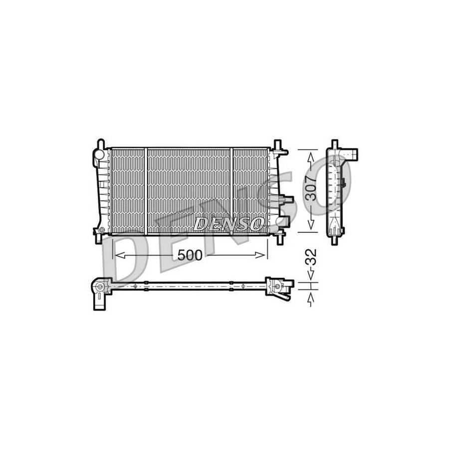 Denso DRM10041 Drm10041 Engine Radiator | ML Performance UK