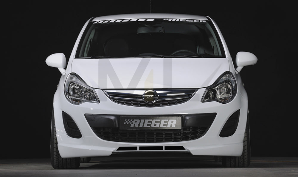 Rieger 00058950 Opel Corsa D Front Splitter 3 | ML Performance UK Car Parts