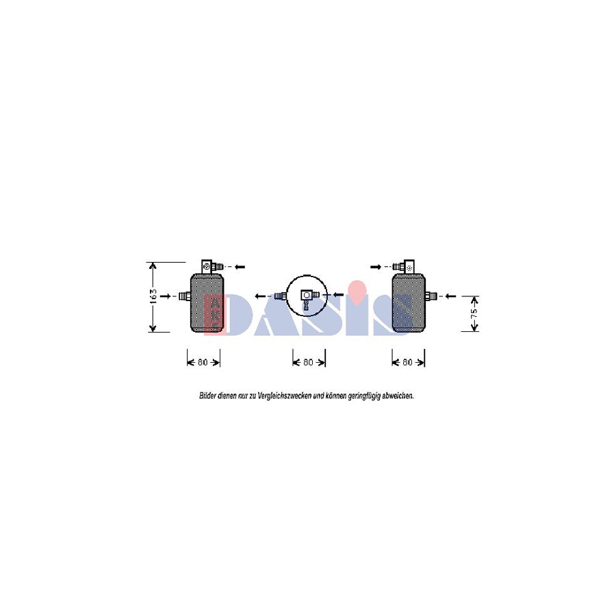 AKS Dasis 800143N Dryer, Air Conditioning For Citroën Xantia | ML Performance UK