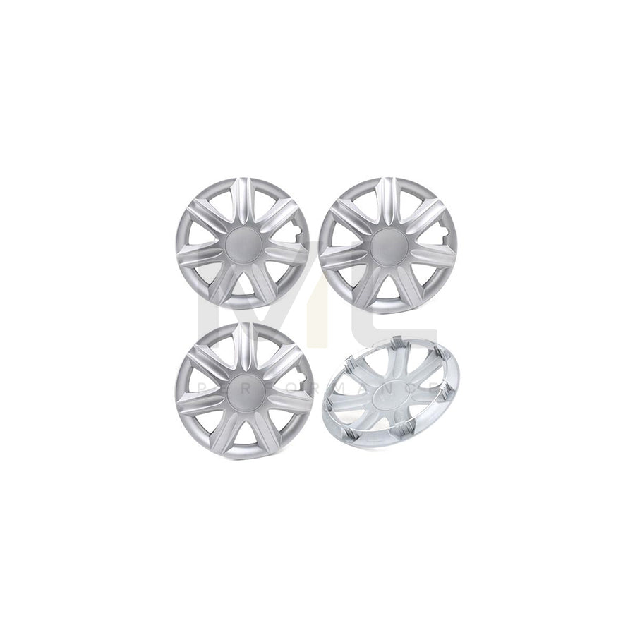 LEOPLAST RUBIN 15 Wheel trims 15 Inch Silver | ML Performance Car Parts