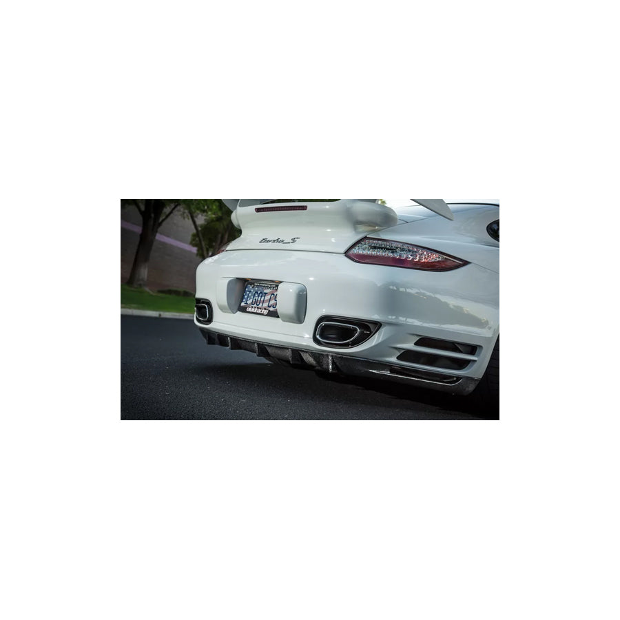 VR Aero Carbon Fiber Strake Diffuser Porsche 997 Turbo 07-13