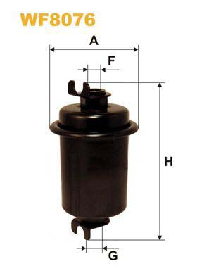 WIX Filters WF8076 Fuel Filter For Hyundai S-CoupÃ© (Slc)