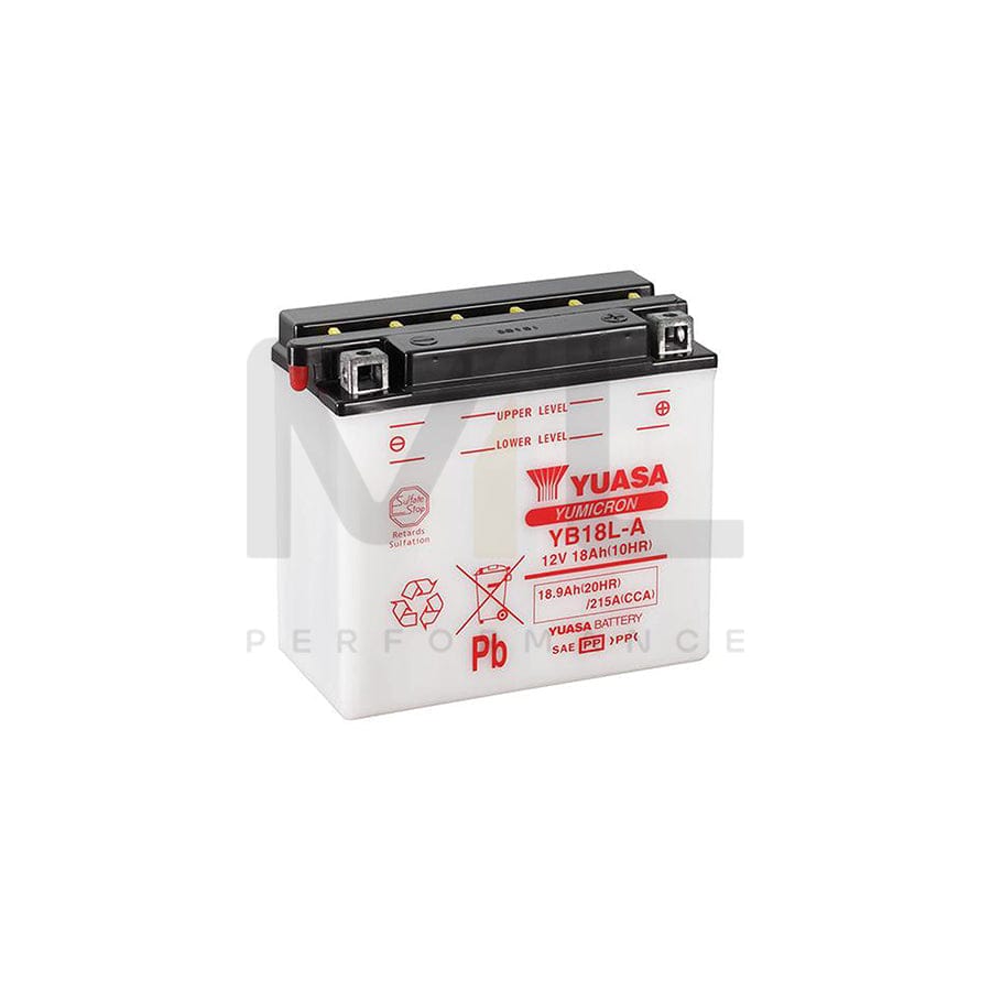 Yuasa YB18L-A 12v Motorbike & Motorcycle Battery | ML Performance UK Car Parts