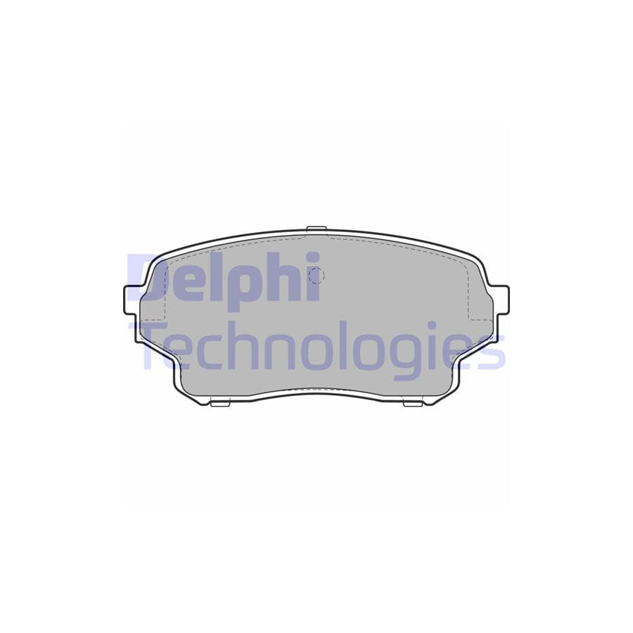 Delphi Lp2000 Brake Pad Set For Suzuki Grand Vitara