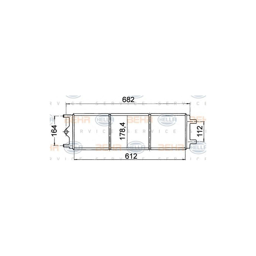 Hella 8MK 376 707-221 Engine Radiator