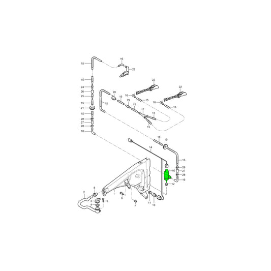 Genuine Porsche Windshield Washer Pump Porsche Cayenne 955/957/958 / Macan | ML Performance UK Car Parts