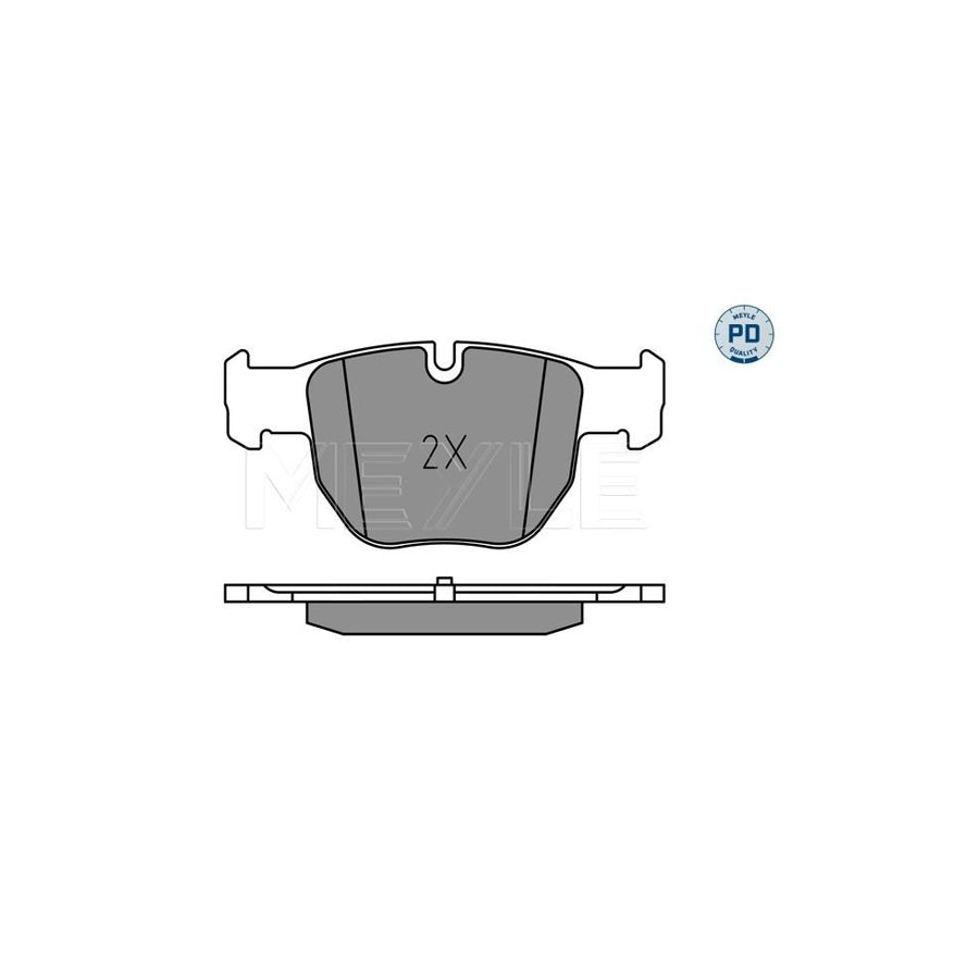 Meyle 025 233 9719/Pd Brake Pad Set For Land Rover Range Rover Iii (L322)