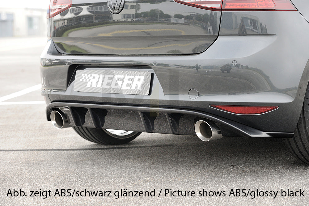 Rieger 00099175 VW Mk7 Golf Rear Diffuser (GTI Clubsport & GTI) 1 | ML Performance UK Car Parts