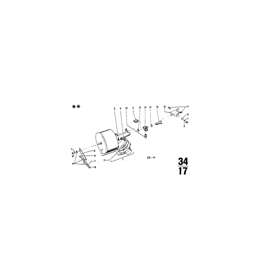 Genuine BMW 34314650330 E21 E12 Pre-Pressure Valve (Inc. 1800, 2000ti & 1600) | ML Performance UK Car Parts