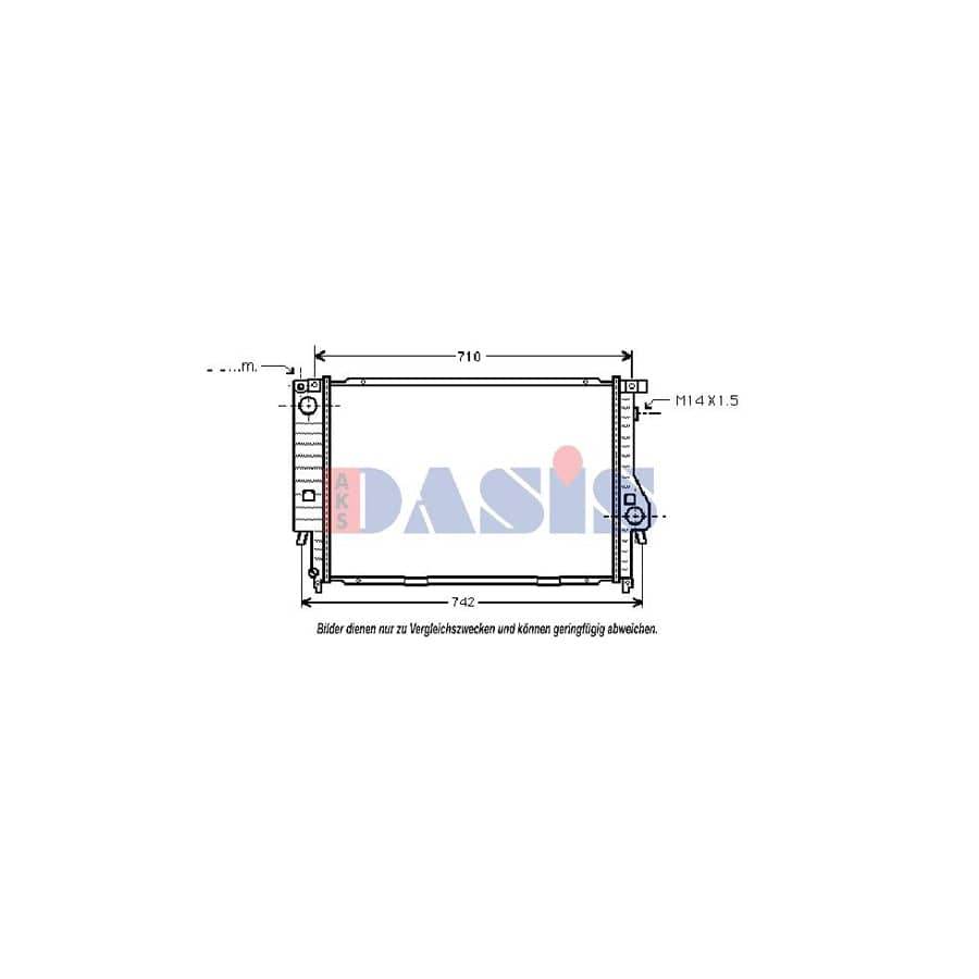 AKS Dasis 051040N Engine Radiator | ML Performance UK